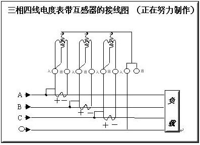 380三相4線電表接線圖