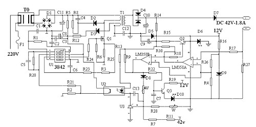 充電器,12v充電器原理圖