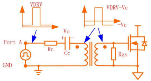 MOS管驅(qū)動(dòng)變壓器隔離電路
