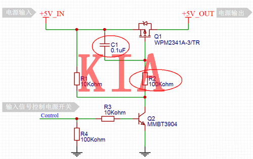 軟開啟，MOS管，電源開關(guān)電路