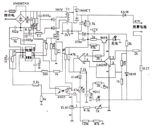 電動車充電器電路